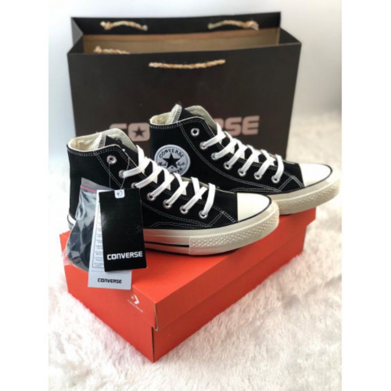 Converse 70s Hi Egret Black White