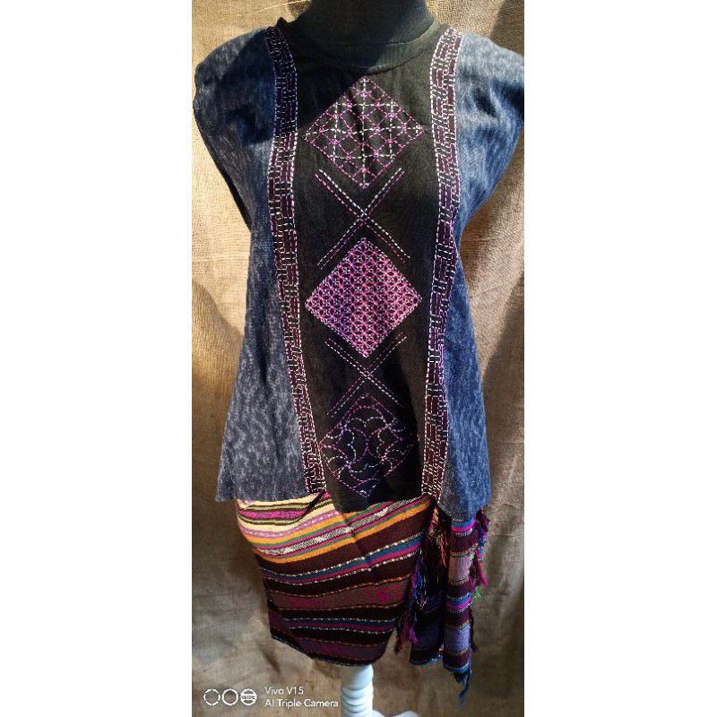 Srengenge sashiko outer tenun