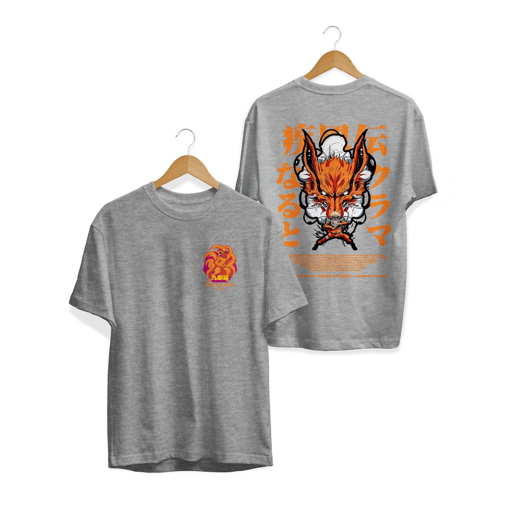 NEW BAJU KAOS ANIME NARUTO KURAMA UZUMAKI ORIGINAL DISTRO