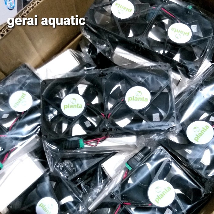 kipas double full set pendingin aquascape aquarium