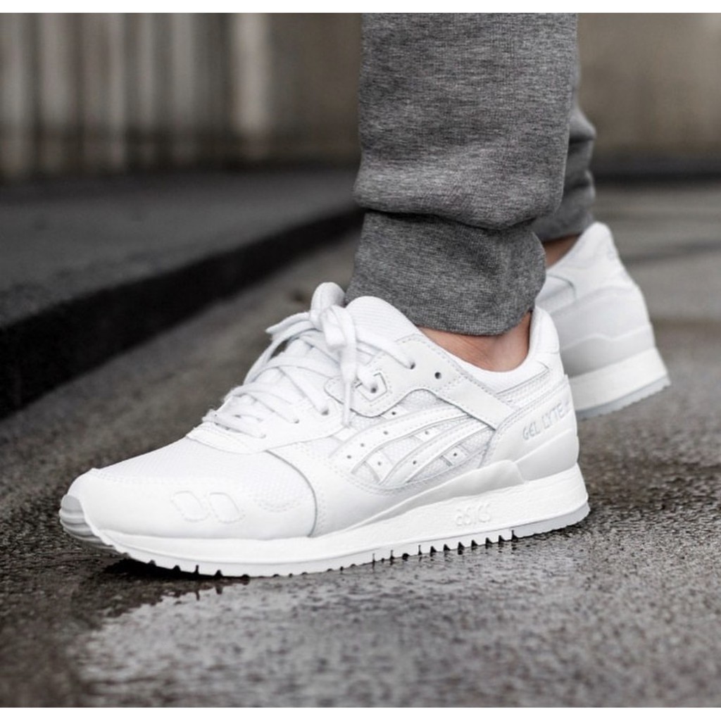 asics all white gel lyte iii