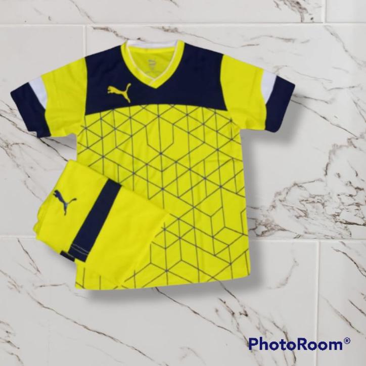 Discount... Setelan stelan Baju kaos jersey jersy jersi Training Olahraga sepak bola futsal putsal b