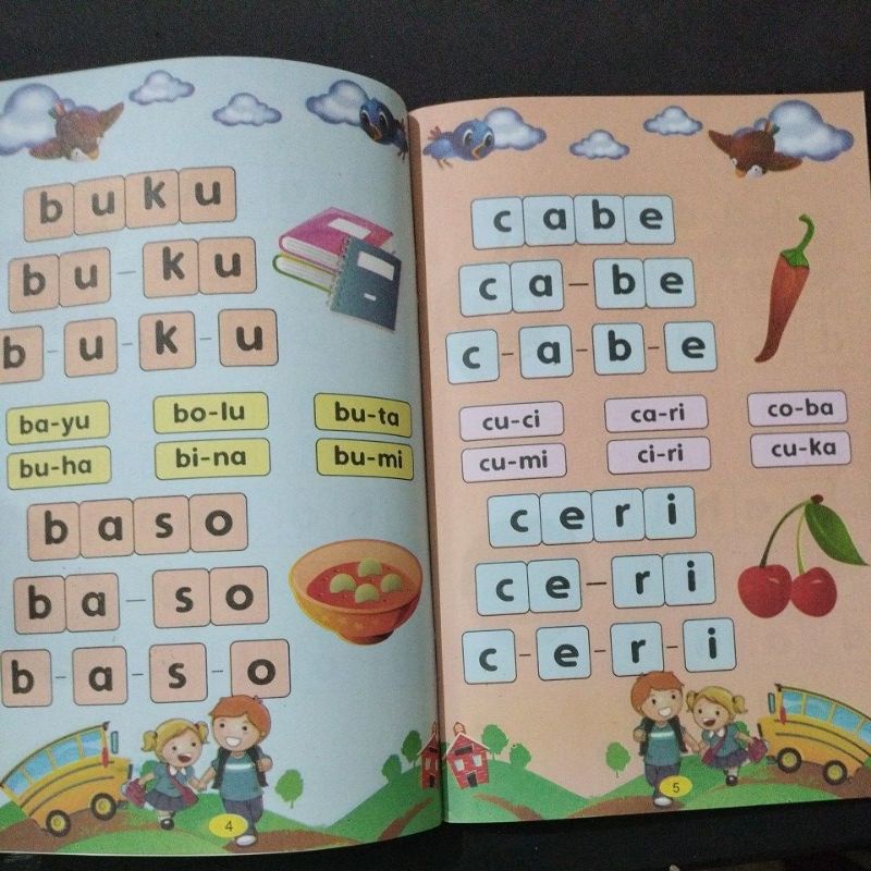 buku latihan mengeja kata 32 halaman (15x24cm)