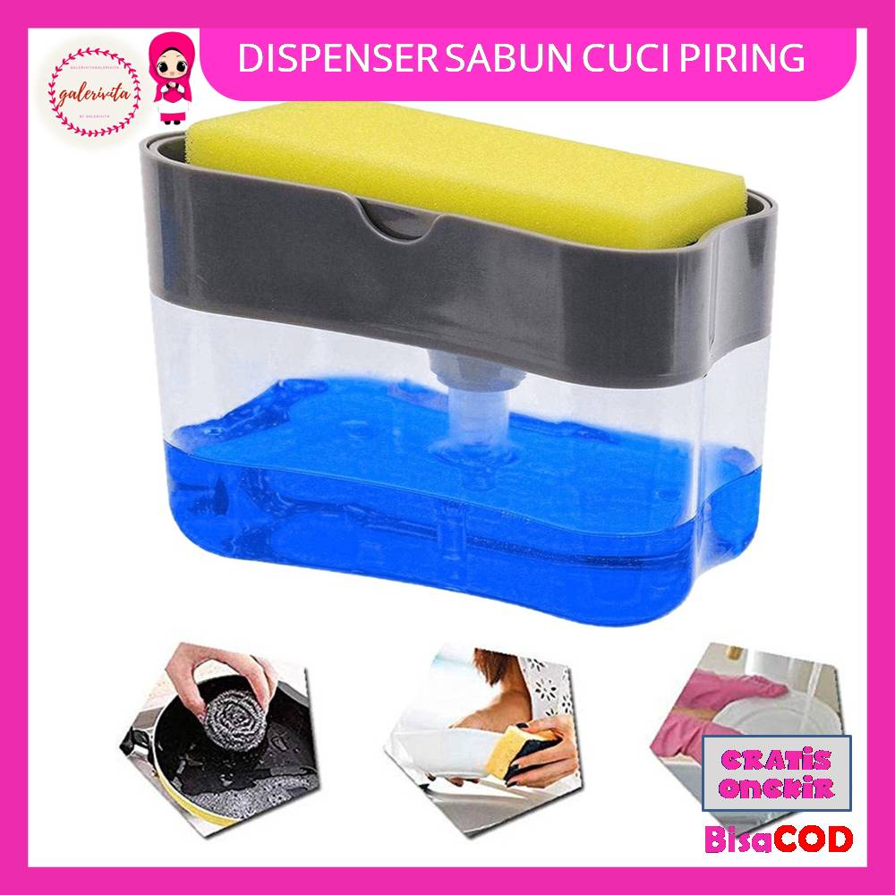 Dispenser Sabun Cair Cuci Piring / Tempat Sabun Cuci Piring