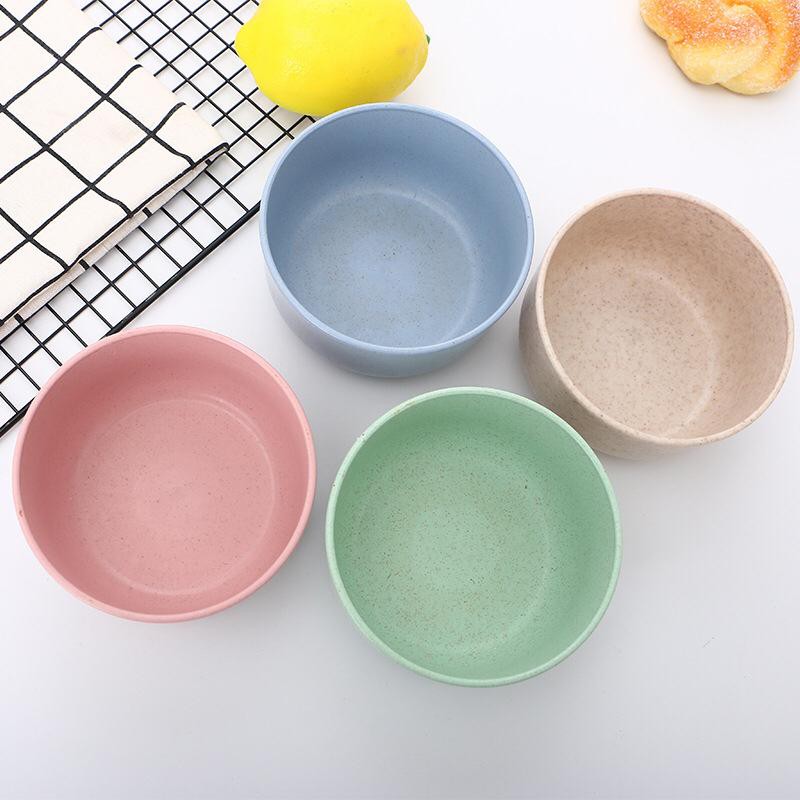 Grosir - H707 Set Piring , Mangkok, Gelas 4 in 1 / Freemir 4 in 1 / Wheat Straw Tableware Dish