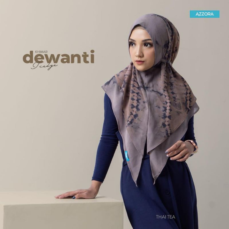 Jilbab Instan Bergo Dewanti Tiedye Tyedie Ori Azzora