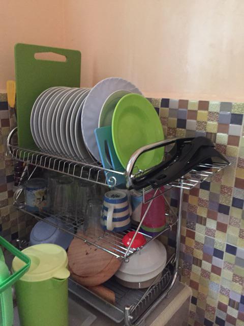 Brgtunga Talenan Sayur Buah Daging, Alat Masak Dapur. Isi 2 Pcs, Hijau Dan Biru