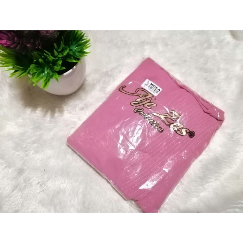 Khimar aje zas moka /moca best seller premium original aje zas-Dusty pink