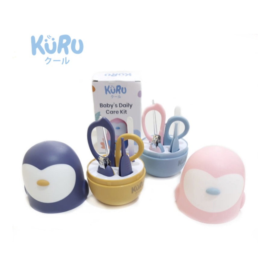 KURU Baby Nail Care Manicure Set 5in1 - Perawatan Gunting Kuku Bayi