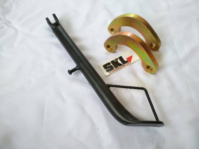 Paket Standar Samping Panjang 28 Cm + Conrod Peninggi Shock Vixion