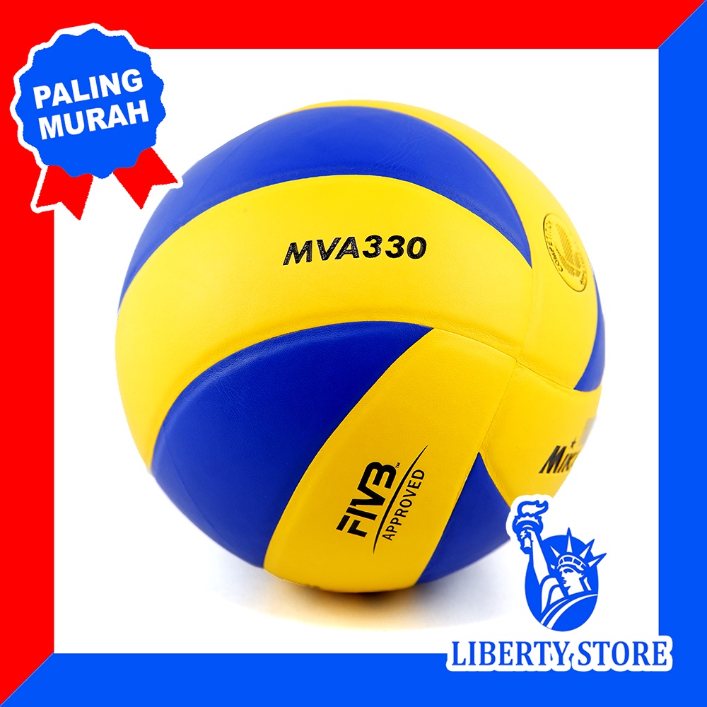 Bola Voli IMPORT MIKASA MVA 330 Original FREE Jaring + Pentil