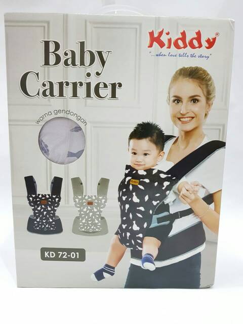 Kiddy Baby Carrier/Gendongan Kiddy Baby Carrier KD 7201 s1 /Kiddy KD-7201 Baby Carrier Ergo gendongan bayi depan