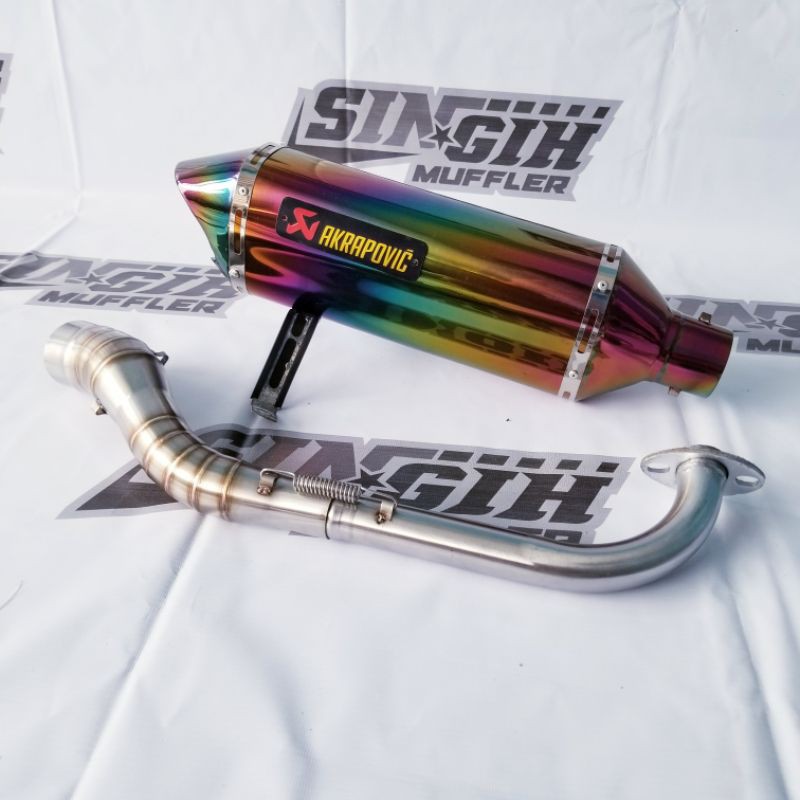 KNALPOT AKRAPOVIC VALENCIA BUAT MATIC NMAX-VARIO-PCX-BEAT-ADV-1