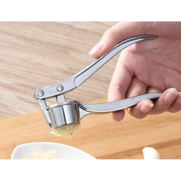 Garlic Press Stainless / Alat Penghancur Bawang Putih