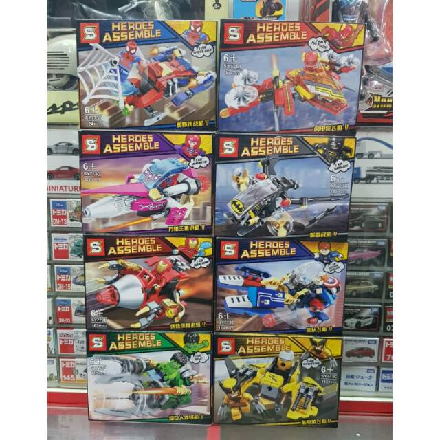 Mainan Lego Heroes Assemble 8pcs