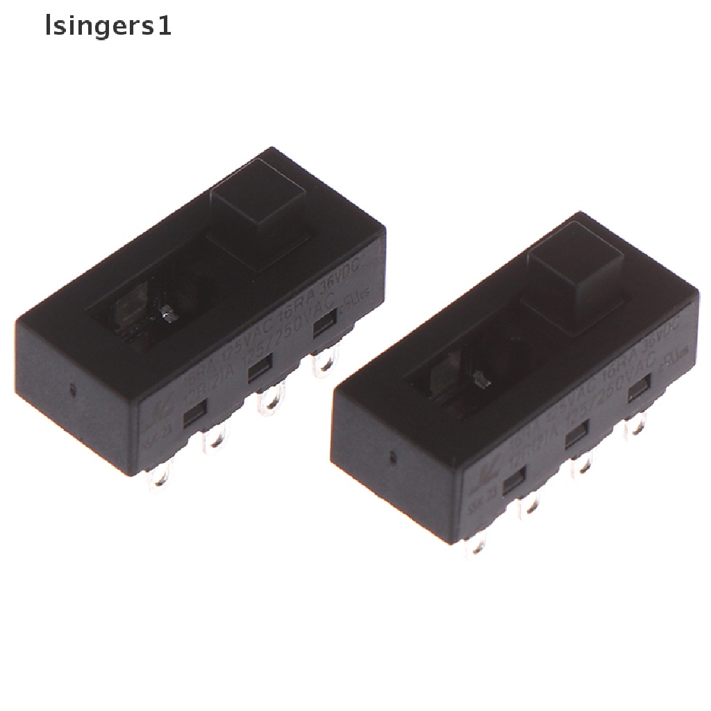 (lsingers1) 2pcs Saklar Toggle Geser 12A 250V 3 Posisi 8 Pin Untuk Hair Dryer LQ-103H