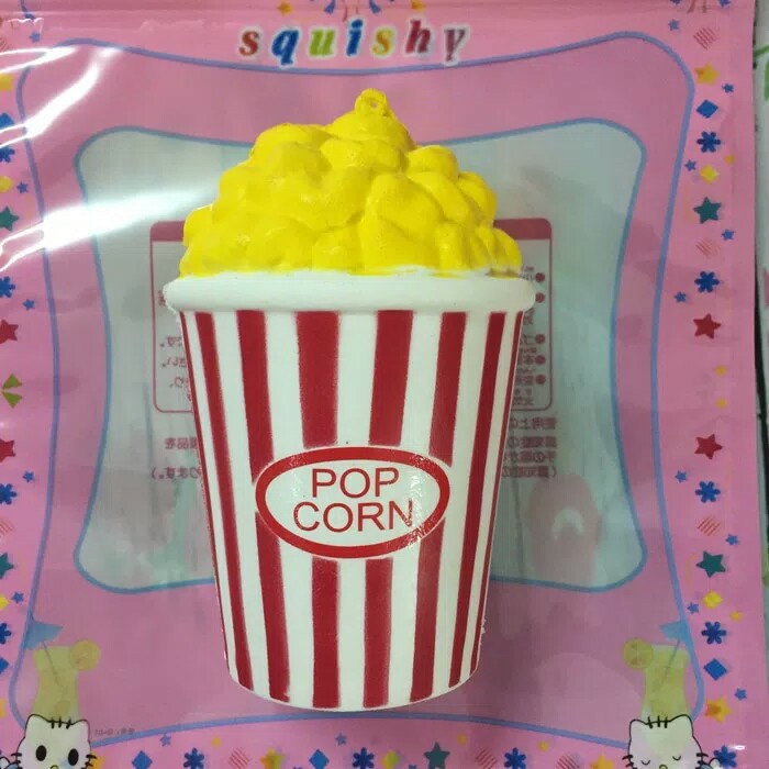 Mainan Sekuisi Jagung Snack Nonton Squishy Popcorn Koleksi Unik Murah