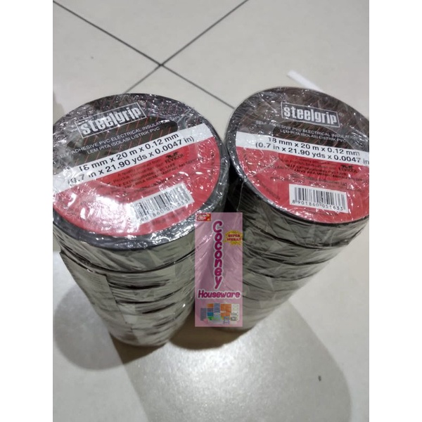

ISOLASI STEELGRIP / SLASIBAN HITAM KECIL