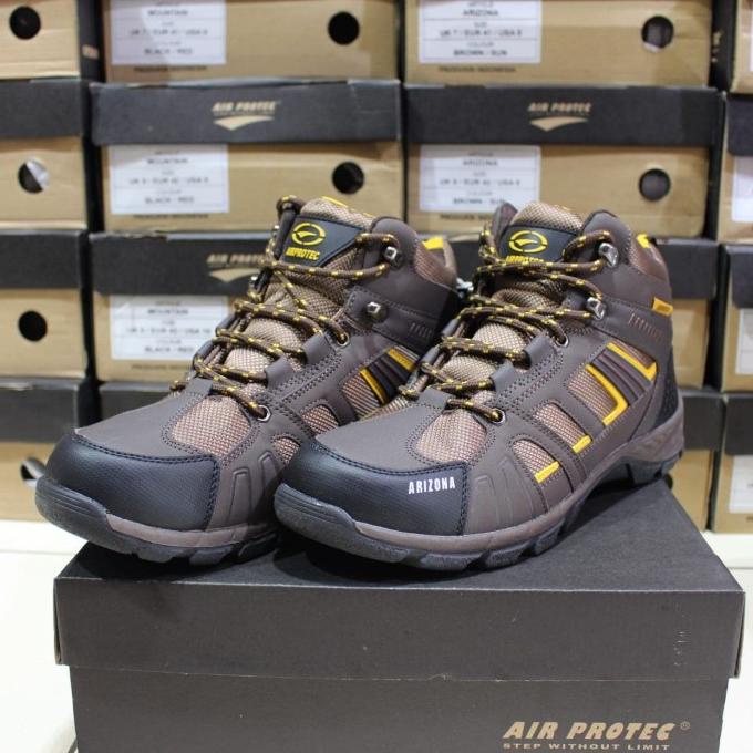 sepatu gunung waterproof air protec arizona outdoor hiking boots makad44 Murah