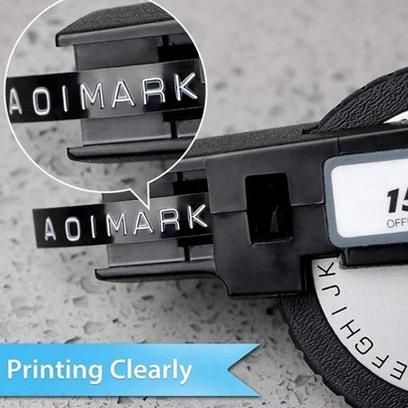 

Modern.. MOTEX dymo embossing label maker / Mesin Printer Label Mini 3d Manual Diy