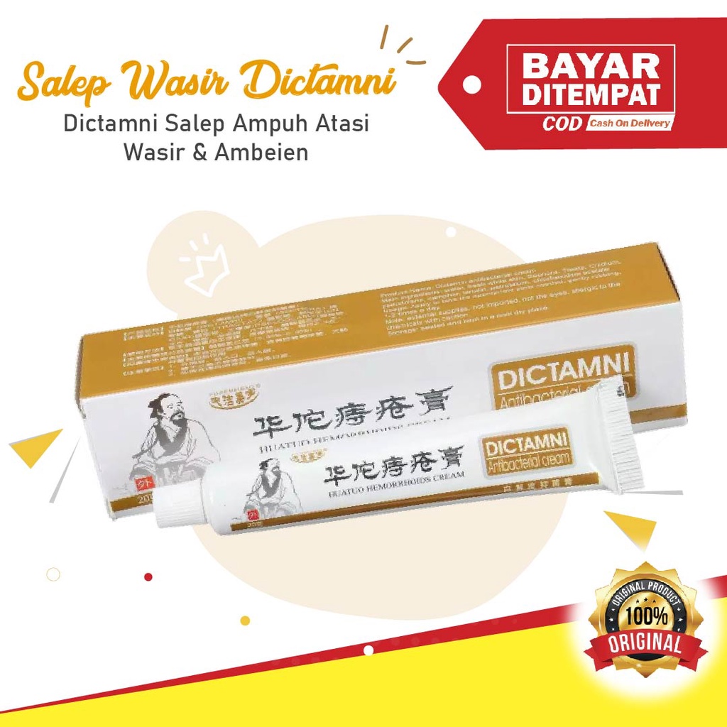 Salep Wasir Ampuh Asli Cina Dictamni Mengatasi Ambeien Benjolan Luar