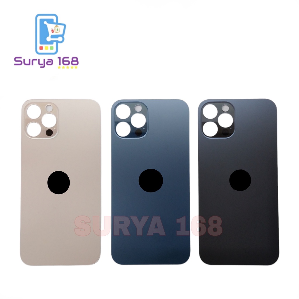 BACKDOOR BACK CASING BACK COVER KACA BELAKANG TUTUP BATERAI 12 PRO