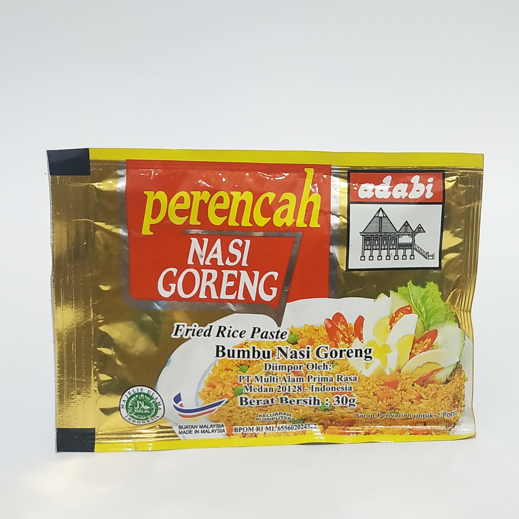 

Perencah Nasi Goreng, Bumbu Nasi Goreng Khas MALAYSIA, ADABI
