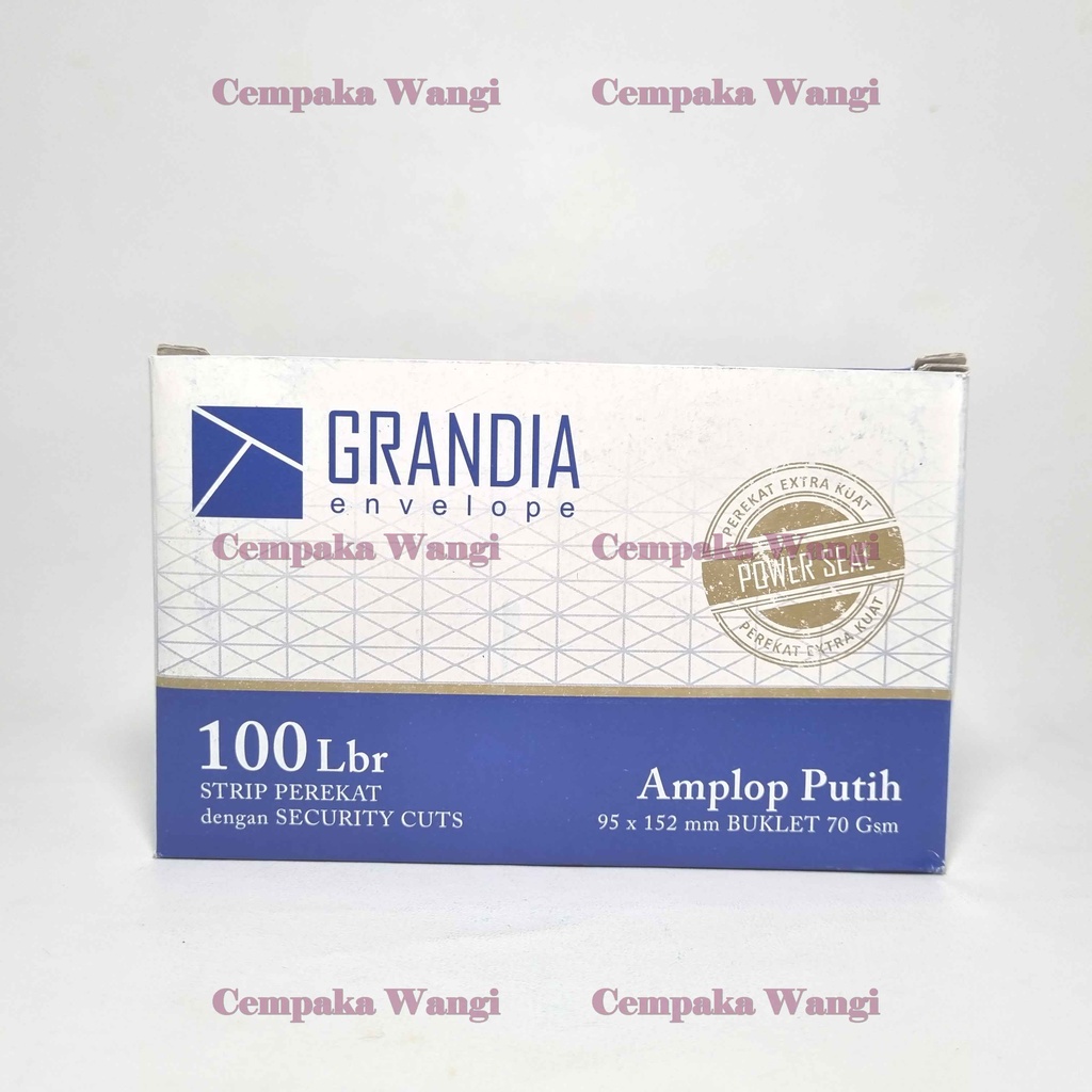 

amplop grandia 1 box - amlop kertas putih amplop kondangan