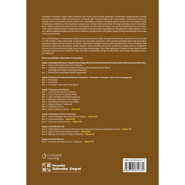 Buku Ori Komunikasi Pemasaran Terpadu Dalam Periklanan Dan Promosi Ed 8 Shimp Shopee Indonesia