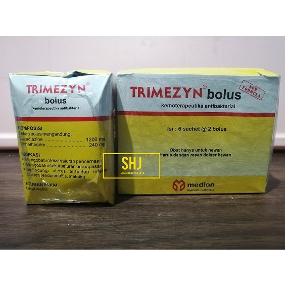 

TRIMEZYN BOLUS HARGA PER 1 BOLUS (OBAT PERNAPASAN & PENCERNAAN TERNAK)