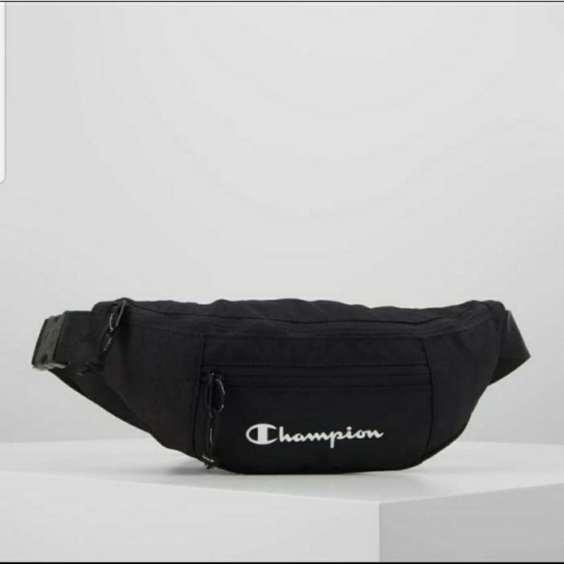 ORIGINAL CHAMPION WAIST BUM BAG BLACK TAS PINGGANG SELEMPANG
