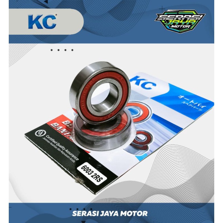 KC BEARING LAHAR 6003 2RS