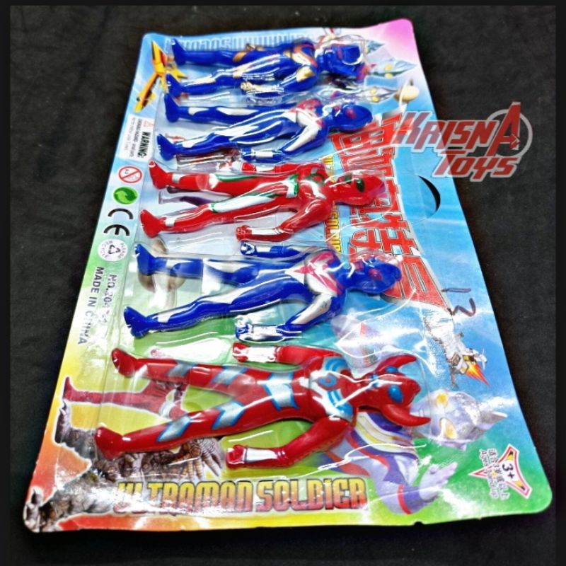 MAINAN ANAK SUPERHERO ULTRAMAN/ULTRAMAN ZERO/ULTRAMAN ORB isi 5pcs