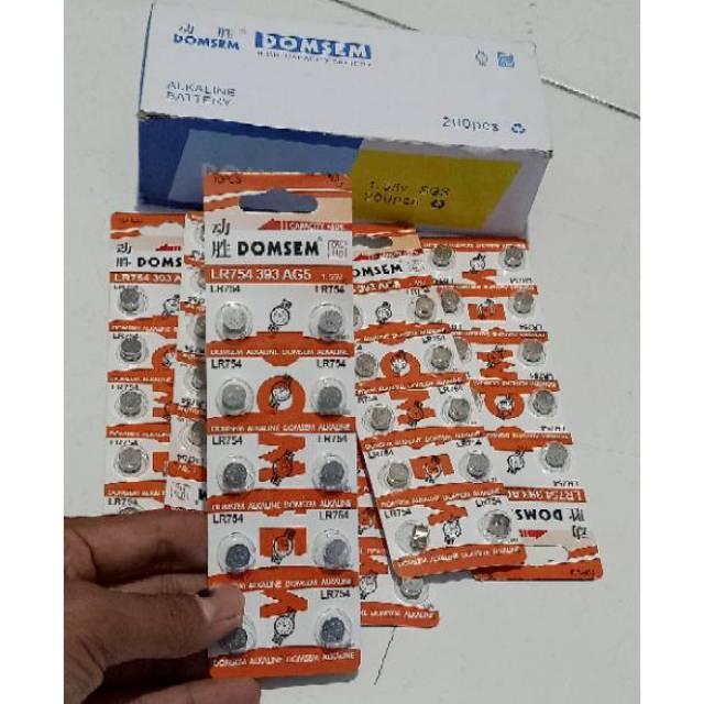 battery alat bantu dengar AG5/754/750  VOLT1,5