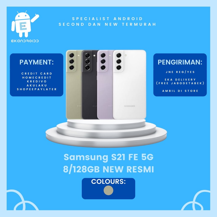 SAMSUNG S21 FE 5G 8/128GB NEW RESMI