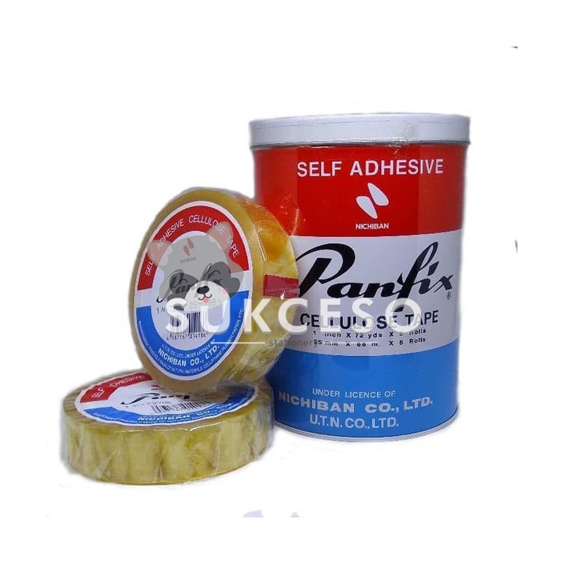 

Panfix Isolasi Tape 25 mm x 66 m / Isolasi Murah Berkualitas