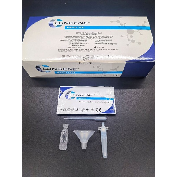 Antigen Saliva air liur merek Clungene, 1set