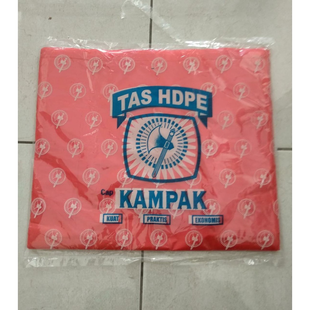 Plastik kresek besar Kampak Merah  tas HDPE cap kampak