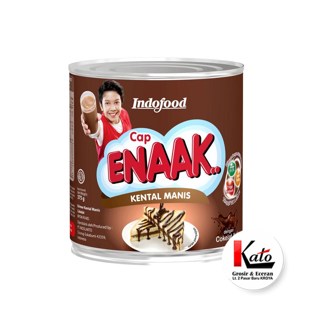 

Cap Enaak Kental Manis Coklat Kaleng 370 gr