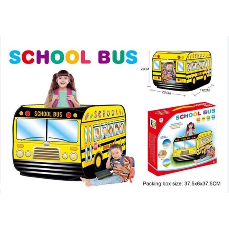 Mainan Tenda Anak School Bus