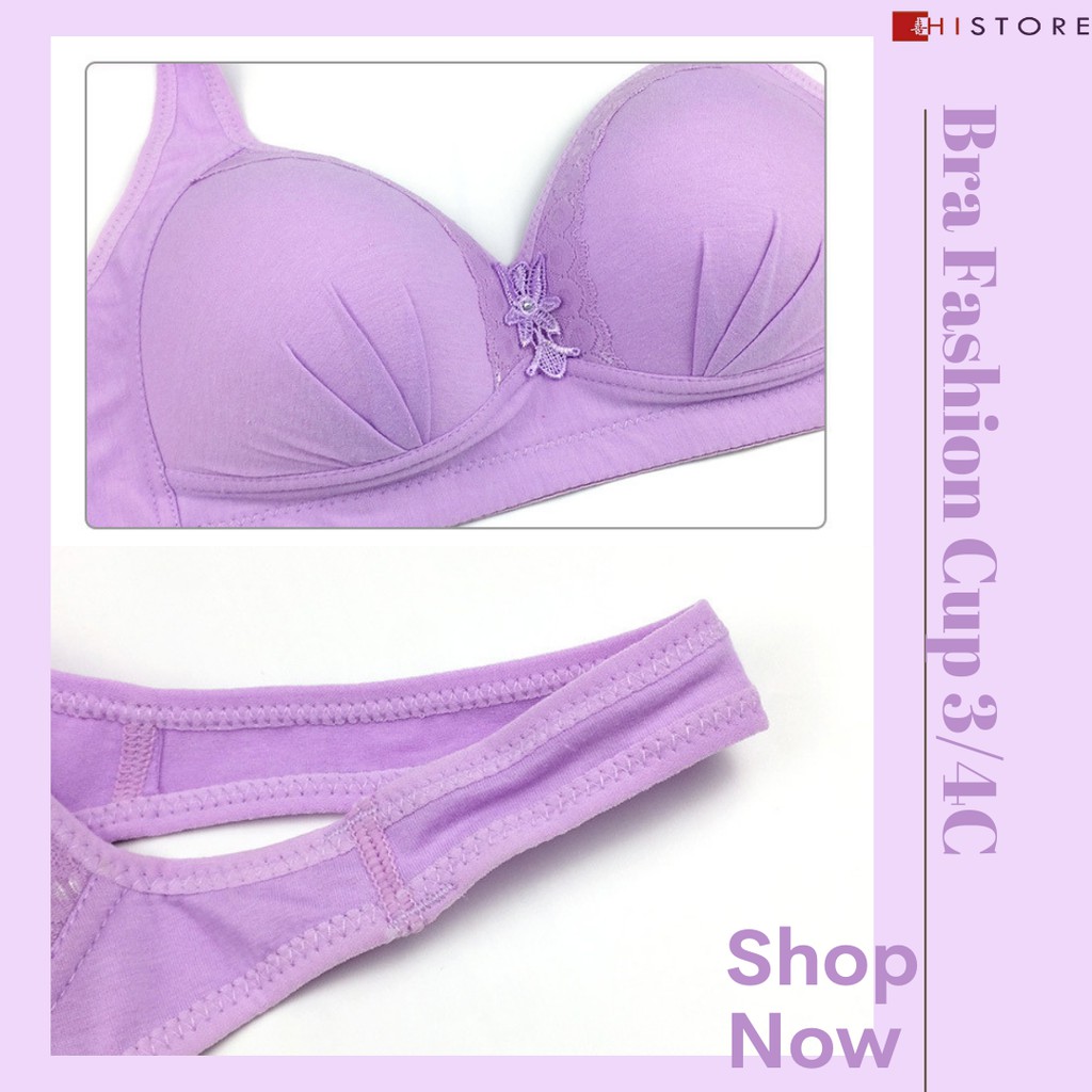 [HI]Bra BH JUMBO CUP 3/4C Fashion Wanita Bra wanita Premium Busa Tipis Tanpa Kawat Sangat Nyaman 180