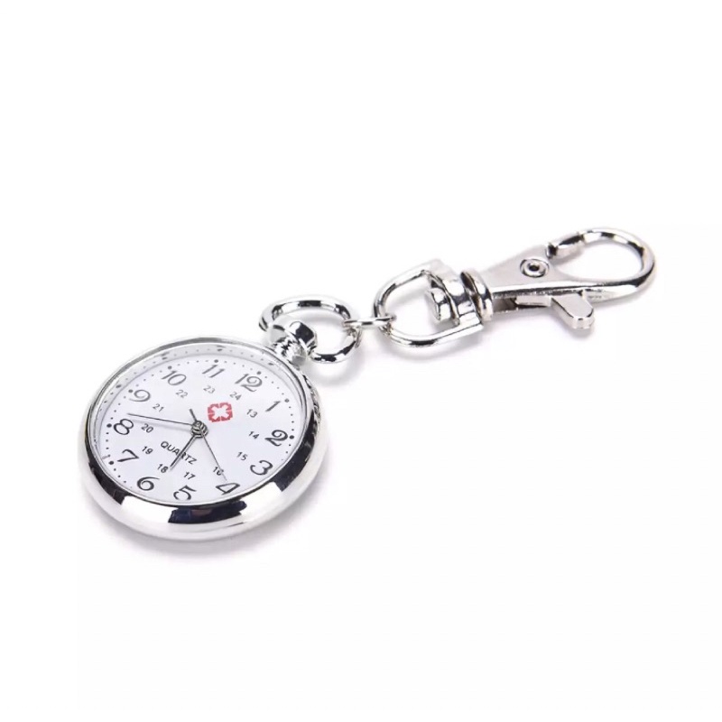 jam tangan saku Magical house Stainless Steel Kuarsa Jam  Saku Gantungan Kunci Lucu Rantai  Hadiah Baru Guaiao