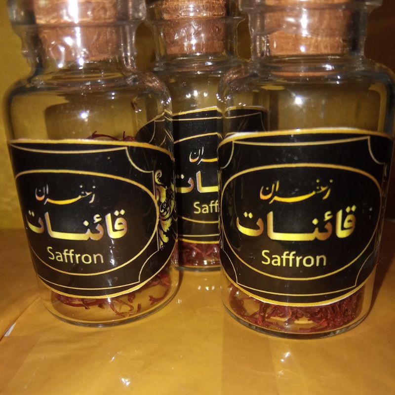 

Putik Bunga Saffron Asli Iran Super Negin 1 gram per botol