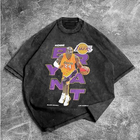 KAOS OVERSIZE WASH VINTAGE UNISEX KOBE BRYANT