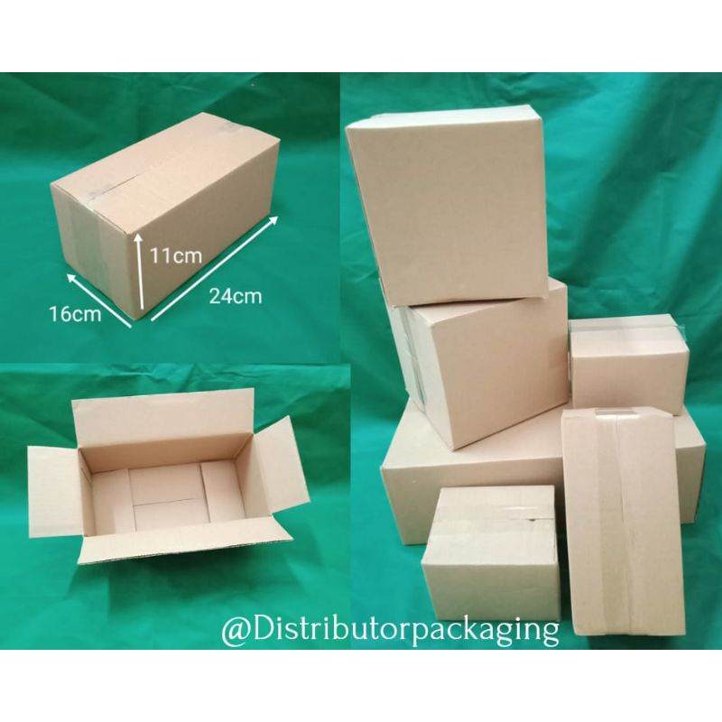 

Kardus Packing Tebal P24 cm x L12 cm x T11 cm Bahan K125/M125/K125 Bflute