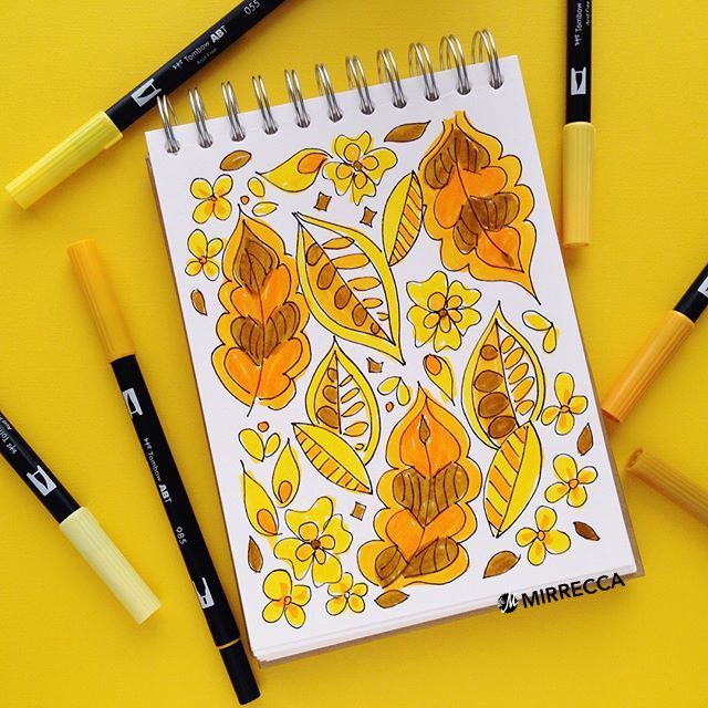 

TOMBOW ABT DUAL BRUSH PEN (SHADES OF YELLOW, ORANGE, BROWN)