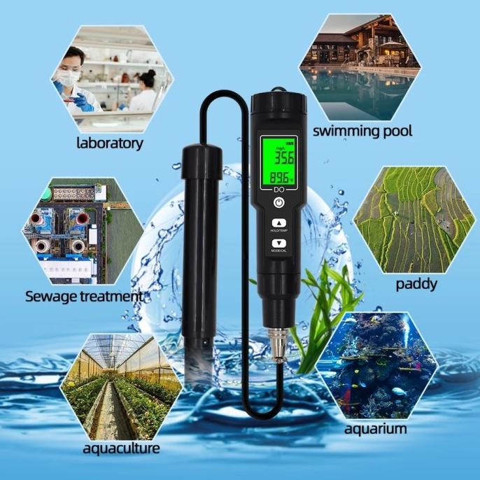 Digital DO Meter Dissolve Oxygen DO-9100 Backlight onlinteitem66 dijamin