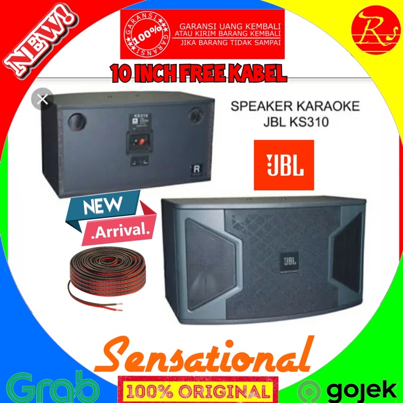 Speaker sound karaoke jbl ks310 10inch original