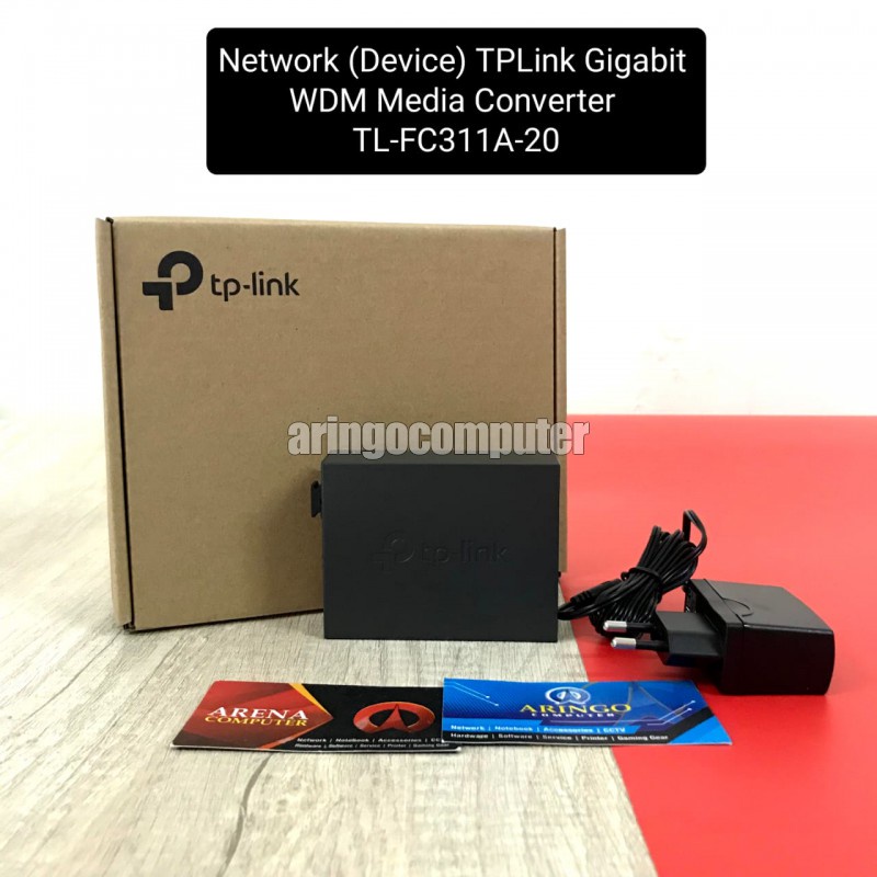 Network (Device) TPLink Gigabit WDM Media Converter TL-FC311A-20