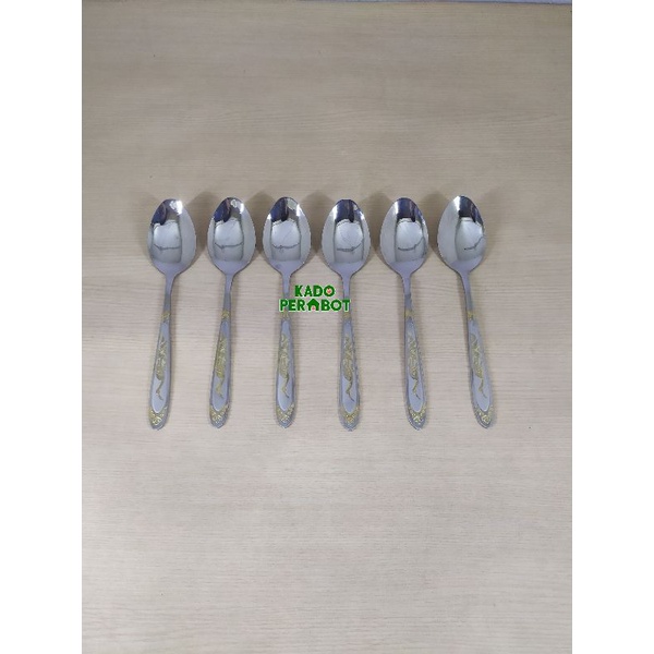 sendok dan garpu stainless - sendok garpu fujinex - sendok garpu 6pcs